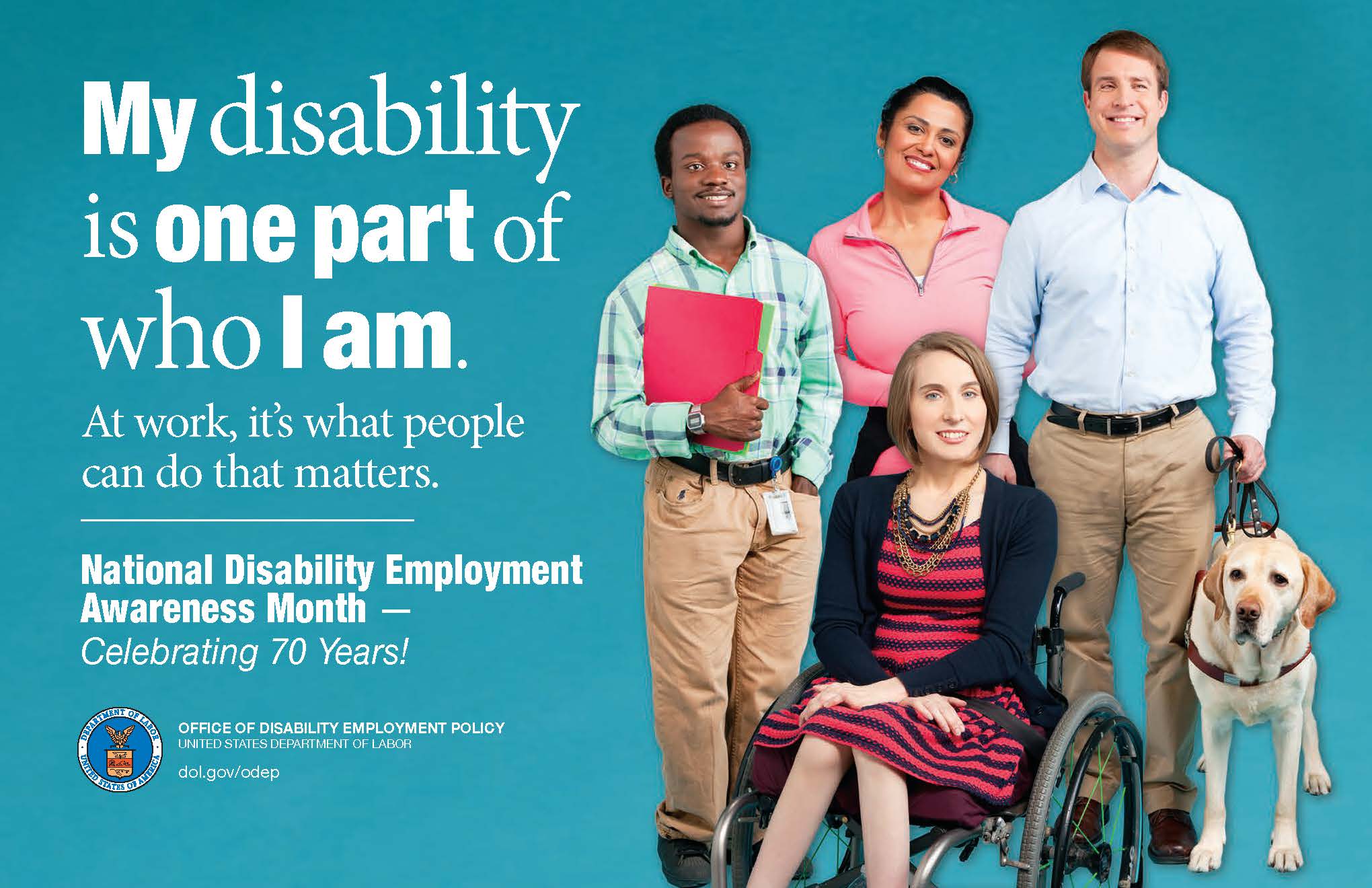 October Marks 70th Anniversary Of National Disability Employment
