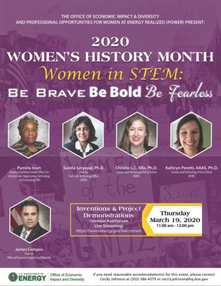 DOE Women’s History Month: Inventions & Project Demonstrations – March ...